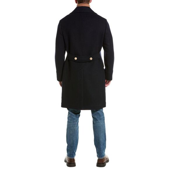 Brunello Cucinelli Wool & Cashmere-Blend Peacoat - Picture 2 of 4